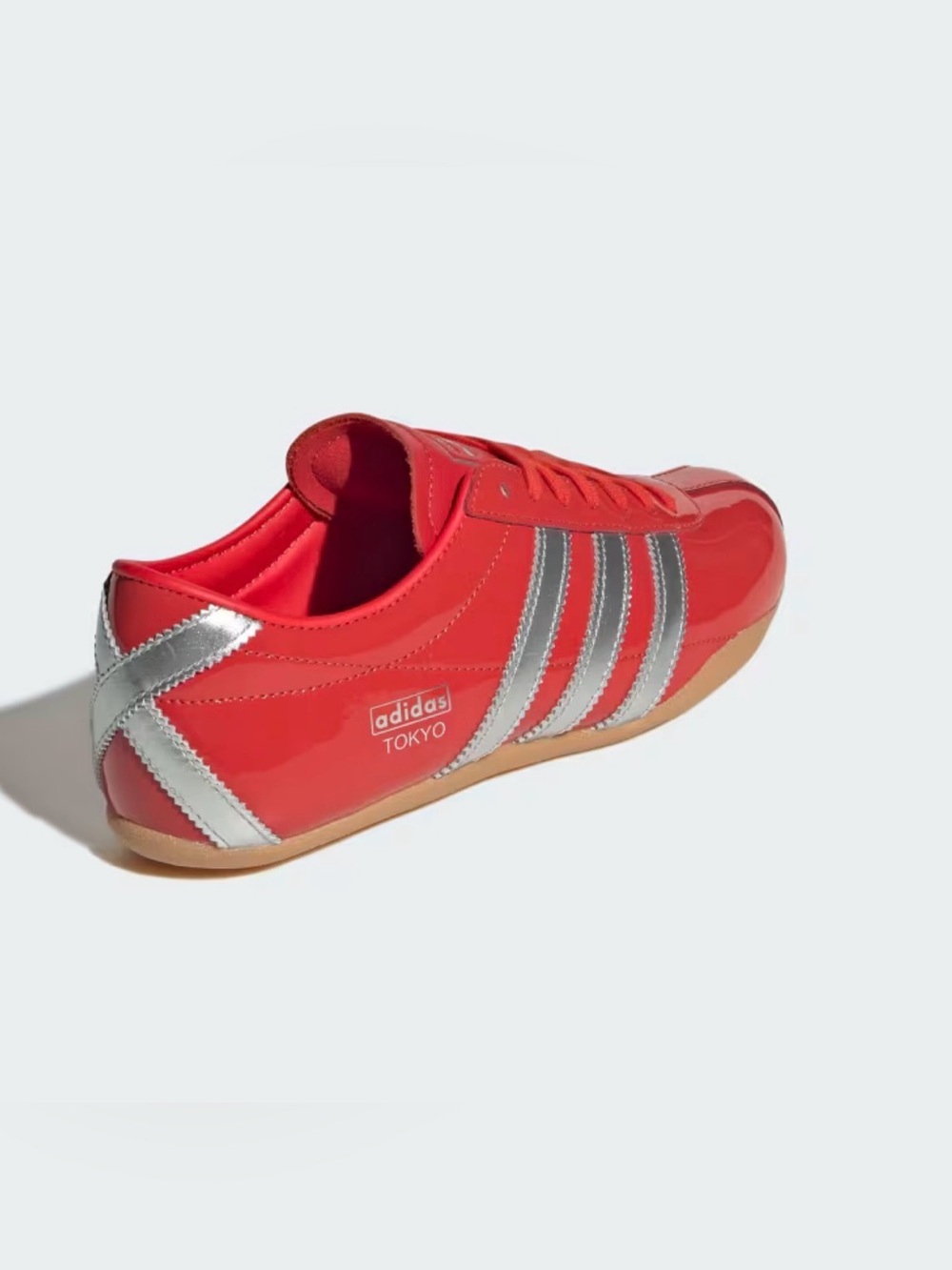 adidas Red and Silver Tokyo Sneakers - Picture 4 of 9